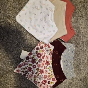 Colorful Kids Bandana Bib Set